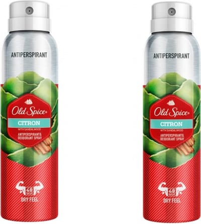 Old Spice Citron Deodorant Spray 150ml Set 2 Pieces 2019