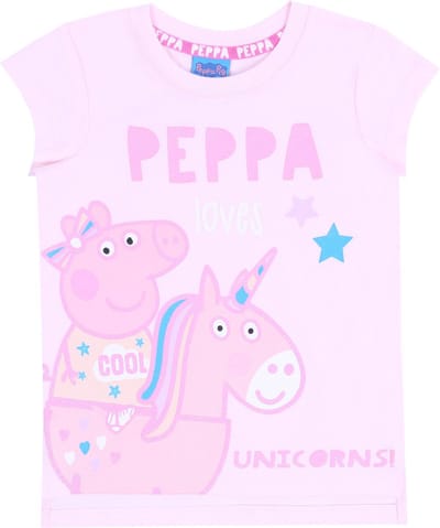 Roze T-shirt, Peppa Pig
