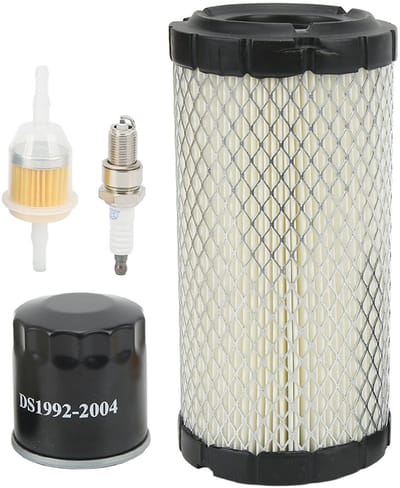 Allecto - Golfkar Accessoires - Bougieset - Vervangingsset - 2008 Club Car - Luchtfilter en Brandstoffilters - Geschikt voor Ezgo Rxv - 2008-Up