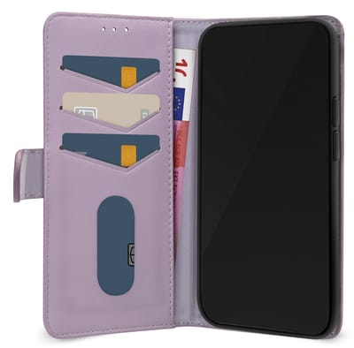 Mobilize Telefoonhoesje geschikt voor Samsung Galaxy A36 Hoesje | Mobilize Premium Gelly Bookcase Portemonnee | Pasjeshouder voor 3 Pasjes | Telefoonhoesje voor Pinpas / OV Kaart / Rijbewijs - Paars