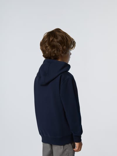 North Sails Hoodie Volledige ritssluiting met maxi-logo
