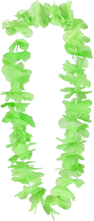 Boland - Hawaïkrans Ohana neongroen Groen - Volwassenen - Unisex - - Hawaii - Themafeest - Strandfeest - Carnaval