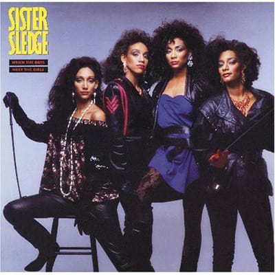 LP Plaat SISTER SLEDGE  When The Boys Meet The Girls 812551 Atlantic 1985 VS SoulFunk Gebruikt