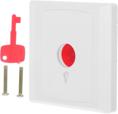 Noodknop Set - Alarmknop Ouderen - Hulp Bellen - Opbouwmontage - 1 Set - Multicolor
