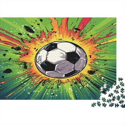 Voetbalpuzzel - Legpuzzel - Ontspannend Tijdverdrijf - 1000 Stukjes - 75 x 50 cm