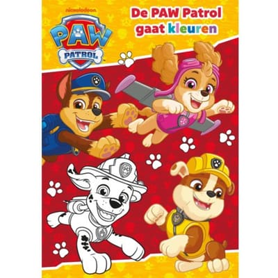 PAW Patrol - De PAW Patrol gaat kleuren Kleurboeken
