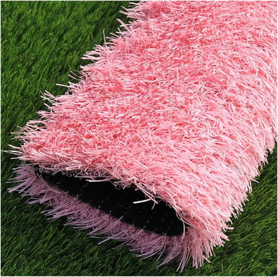 Kunstgras Rol - Droomtapijt Tuin - Buiten Decoratie - Met Drainage - Op Maat - Roze