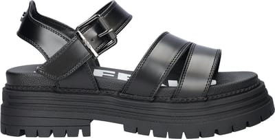 Buffalo Lennox dames sandaal - Zwart - Maat 38