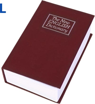 Bovista Spaarpot Met Slot - Geldkistje Met Gleuf - Met Sleuteltje - Met Slotje - Geheime Kluis - Verborgen Kluis - Stash Can - Stash Secret - Geheime Opbergruimte - Rood & Groot