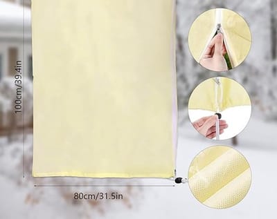 Merkloos - Plantenbeschermhoes - 80x100 cm - Rits - Biologisch afbreekbaar