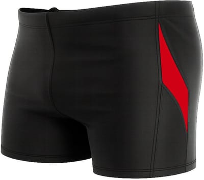 Zwemboxer Santorini Red - Maat M - Zwemboxer Heren Zwart - Swimwearclub