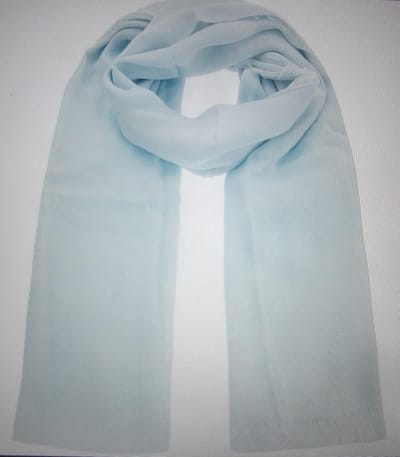 Replay Sjaal - Kleur Wit - Blauw - One Size
