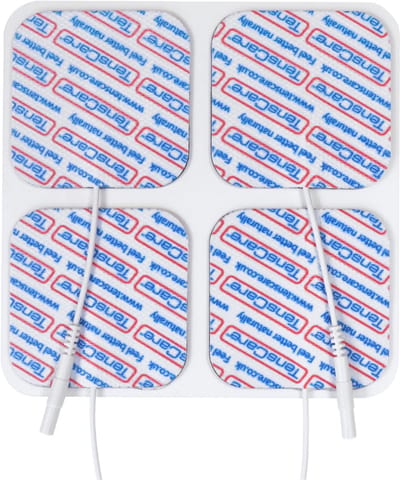 TensCare - 4 pads 50×50mm (1 set) | electroden pads tens | elektrodenpads | Zelfklevende Elektroden Pads | Gel-elektroden tens pads | tens elektroden | tens plakkers | tens elektrode pads