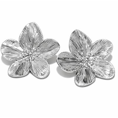 Luxxie bloemen oorbellen-goudkleurige oorbellen-statement oorbellen-dames sieraden-kado voor haar-clover oorbellen