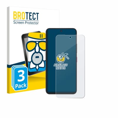 BROTECT - Screenprotector voor Telekom T Phone 3 Pro - Folie Beschermfolie Beschermglas matte 3 Stuks