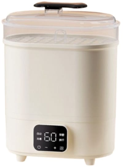 Mobiclinic Mobibi - Flessen sterilisator - Tot 6 flessen - Drogen - Temperatuurbehoud - Stoomsterilisator - Oververhittingsbeveiliging - Wit