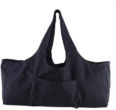 BRENZOOS- Yogamat Tas Grote Capaciteit - Opbergtas - Sporttas - Zijzakken - Zeildoek - Afmetingen 73,6 x 22,8 x 30,5 cm