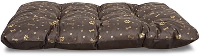 Hondenbedkussen PRESTIGE 80x60 cm waterdicht gouden botten