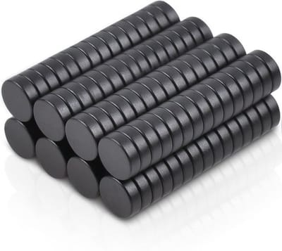 Mini-Magneten - Sterke Zwarte Magneten voor Magneetbord - 120 Stuks