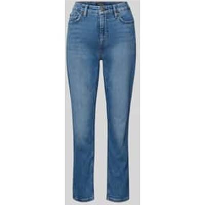 Straight Fit Jeans van katoenmix