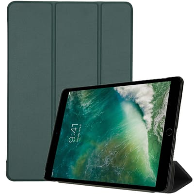 imoshion Tablet Hoes - Geschikt voor Apple iPad Pro 10.5 (2017) / Air 10.5 (2019) - Trifold Bookcase - Donkergroen
