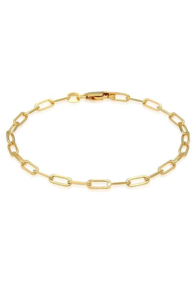 Elli - Armband - Dames Ovale Basis Ketting Blogger Trend in 925 Sterling Zilver - Dames