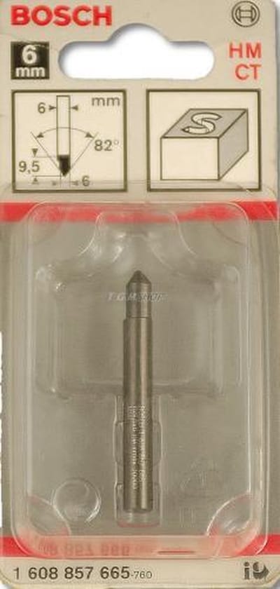 Bosch  hss snijder 6 / 9.5mm (1608857575)