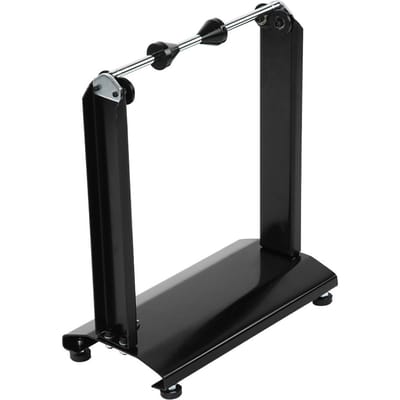 Support d'équilibrage statique de roue de moto universel, support de pneu pour centrage et équilibrage, support de maintenance blanc