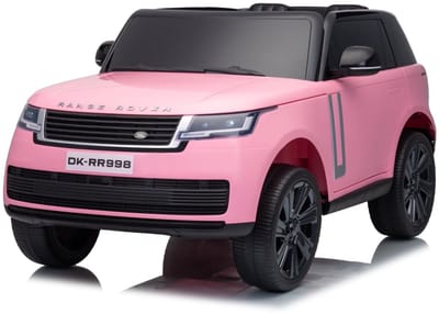 Range Rover 12V 2 Persoons Kinderauto Roze