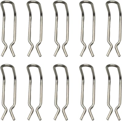Veerklemmen Hogedrukreiniger - Slang Klemmen - Lekken Voorkomen - Roestvrij Staal - 10 Stuks - Zilverkleurig