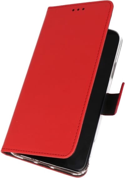 Booktype Telefoonhoesjes - Bookcase Hoesje - Wallet Case - Geschikt voor Huawei P40 - Rood