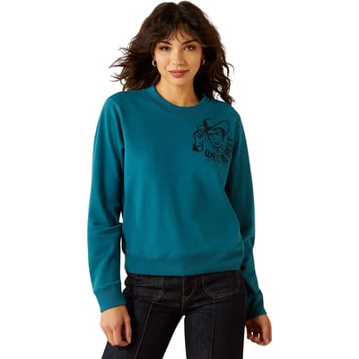 Dames sweatshirt Ariat Essential Sendero West is Best