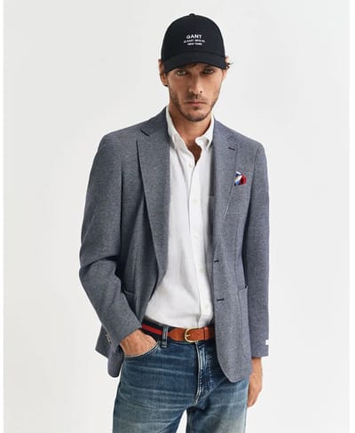 Gant 7706321 Blazer Blauw,Grijs 52 Man