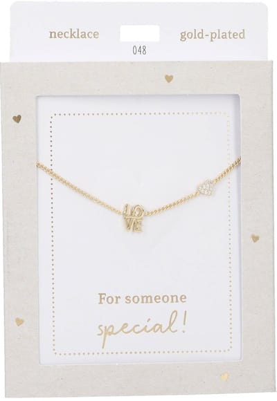 Depesche - Ketting "Heart of Gold" - mot. 048 - Love - gold