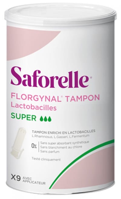 Saforelle Florgynal Compact Applicator Pad 9 Super
