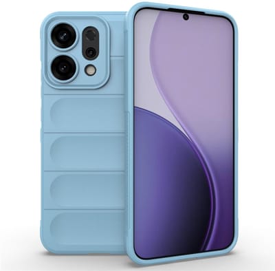 Coverup Hoesje - Geschikt voor OPPO Reno14 Hoesje - Coverup Hands-On Rugged Back Cover - Lichtblauw