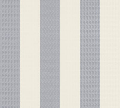 STREPEN BEHANG | Design - grijs zilver wit - A.S. Création Karl Lagerfeld