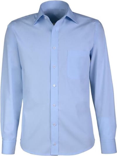 Giovanni Capraro Bedrijfskleding Overhemd Lichtblauw Semi Spread Comfort Fit - 49