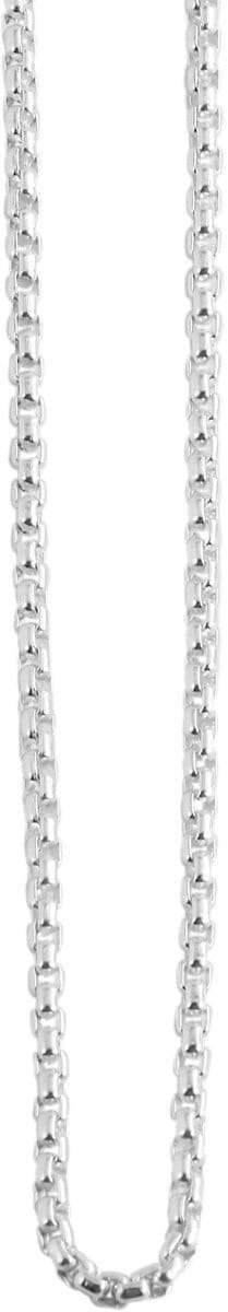 AKZENT Akzent unisex ketting "Zierle" zilverkleurig - Edelstahl-ketting - modern - 40-90 cm