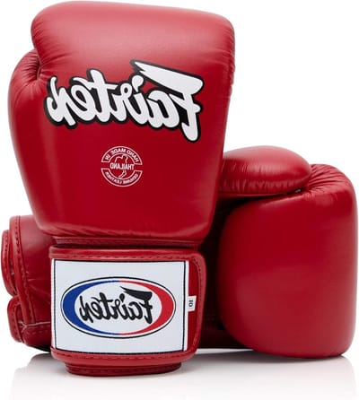 Bokshandschoenen - Kickbokshandschoenen Muay Thai handschoenen - Trainen en Sparren - Ergonomisch Contoured Ontwerp - 10 oz - Rood