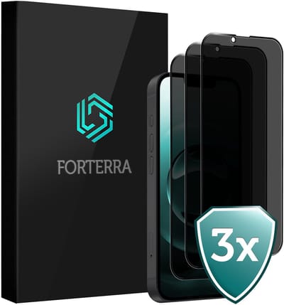 Screenprotector 3 Stuks - Geschikt voor Apple iPhone 16e - Privacy Filter - Beschermglas - Gehard Glas - Tempered Glass - Screen Protector