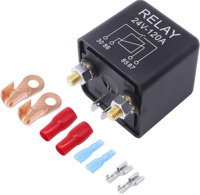 Zware 24V Relais Besturing 120A voor Auto Caravan en Vrachtwagen
