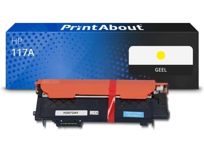 PrintAbout huismerk Toner 117A (W2072A) Geel Geschikt voor HP