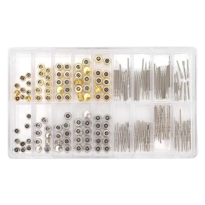 Dailygoods - Horloge Reparatie Kit - Horloge Stem Extender - Perfecte Vervangingstool - Diverse Maten - Kronen Accessoire - Inclusief Box - Voor Horlo...
