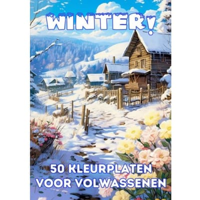 Kleurplaten Volwassenen - Winter! - Kleurboek Shop