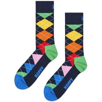 Happy Socks Argyle Sock - unisex sokken - navy - Unisex - Maat: 41 - 46