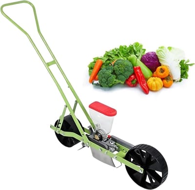 Handmatige Zaaimachine - Tuin Zaad Verspreider - Precisie Tuinieren - Verstelbare Zaadafstand - 5 cm Diep - Groen