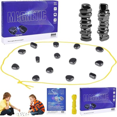 Draagbaar Magnetisch Schaakbord voor Reizen - Ideaal Schaakspel voor Gezinnen en Festivals