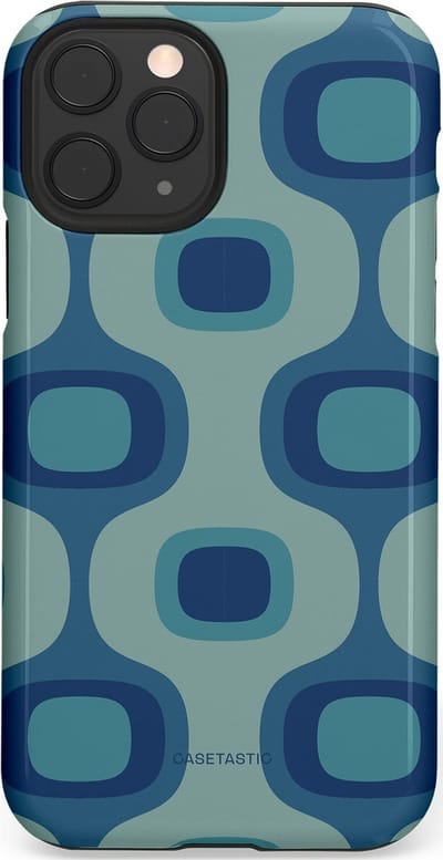 Casetastic Hoesje Geschikt voor Apple iPhone 11 Pro - Stijlvolle Beschermende Duo-layer Case - Vintage Flow