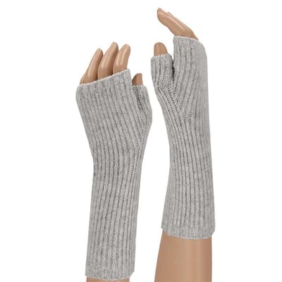 Lange vingerloze handschoenen - Dames - Fashion - Licht Grijs